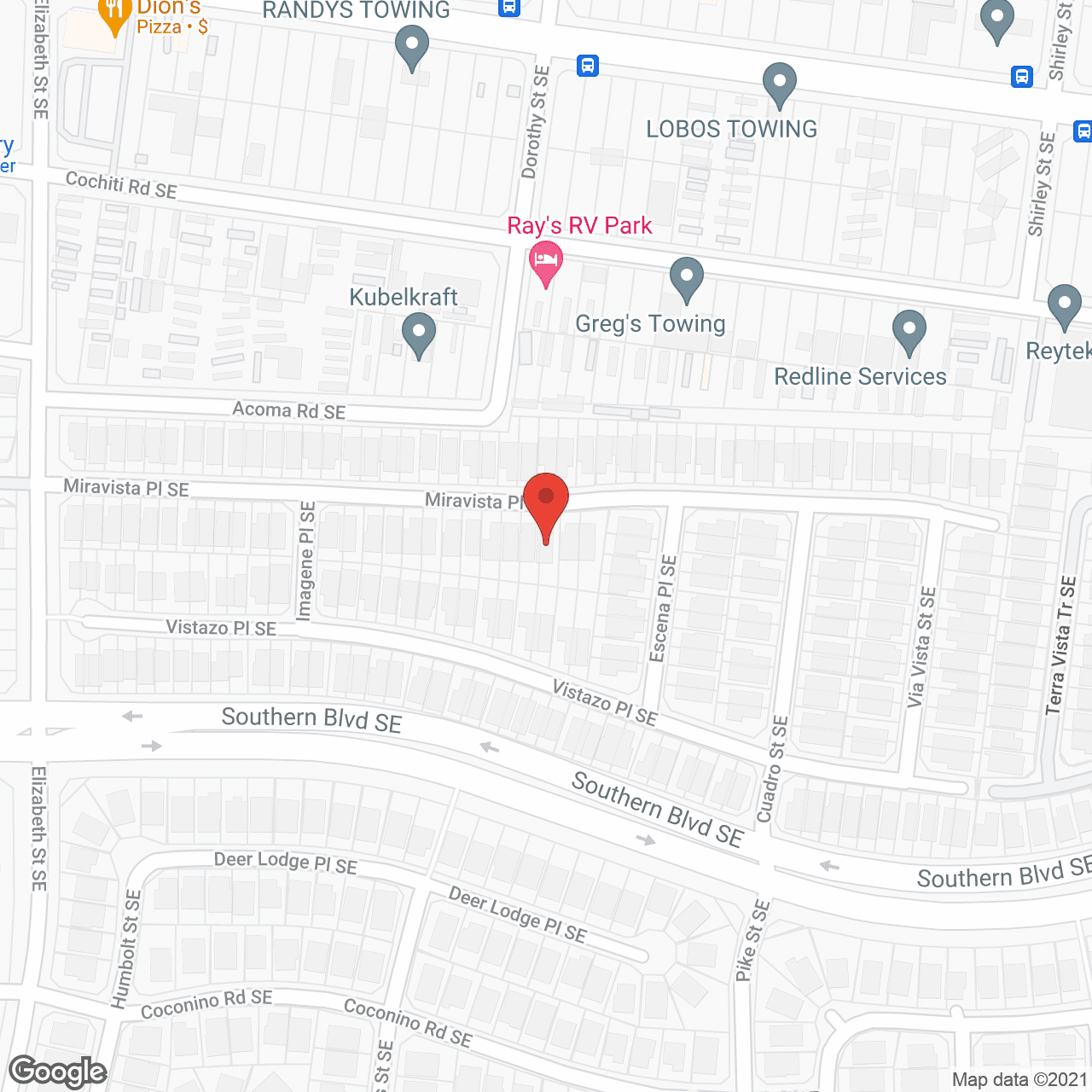 Map of the neighborhood around A New Day Assisted Living