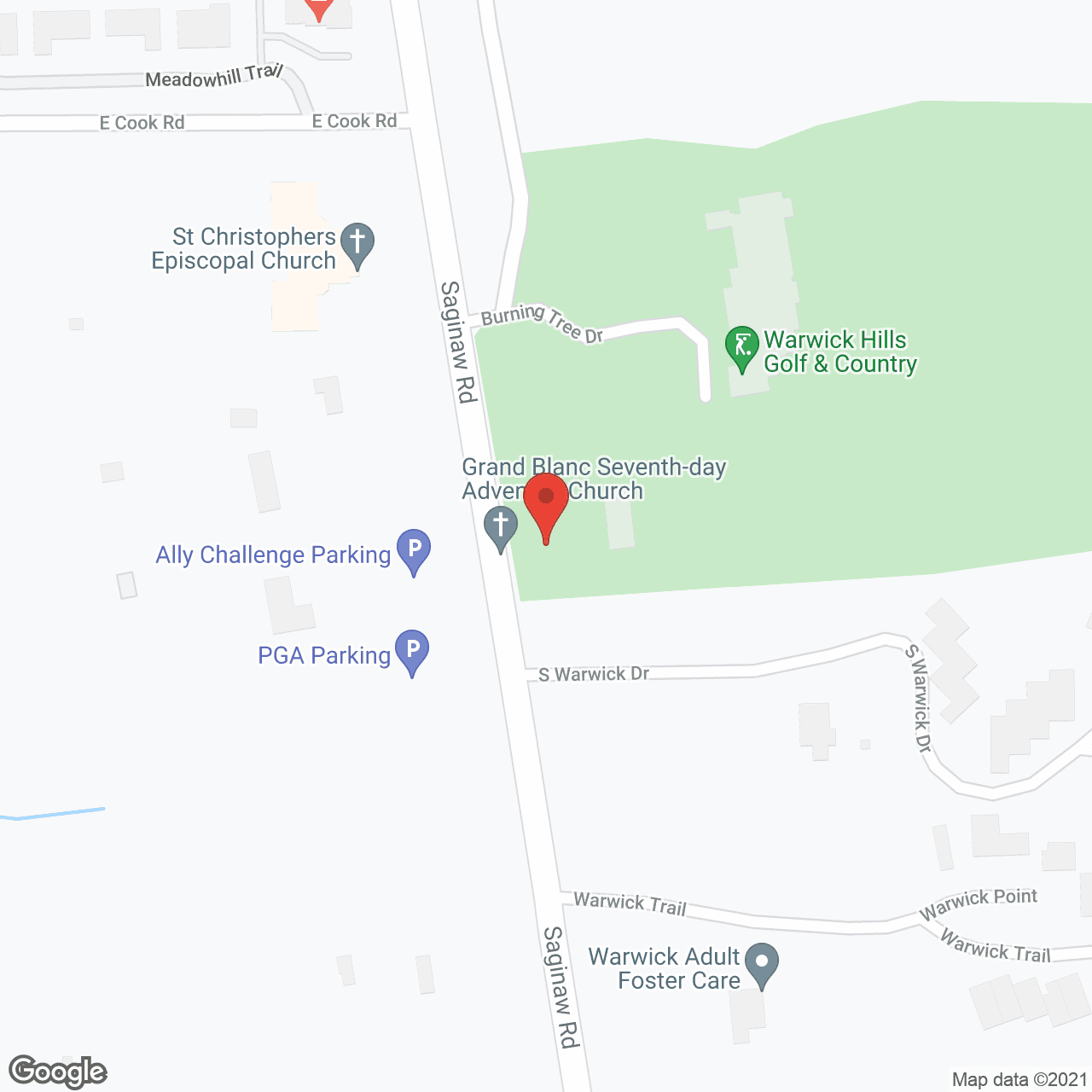Map of the neighborhood around Jacobs Ladder