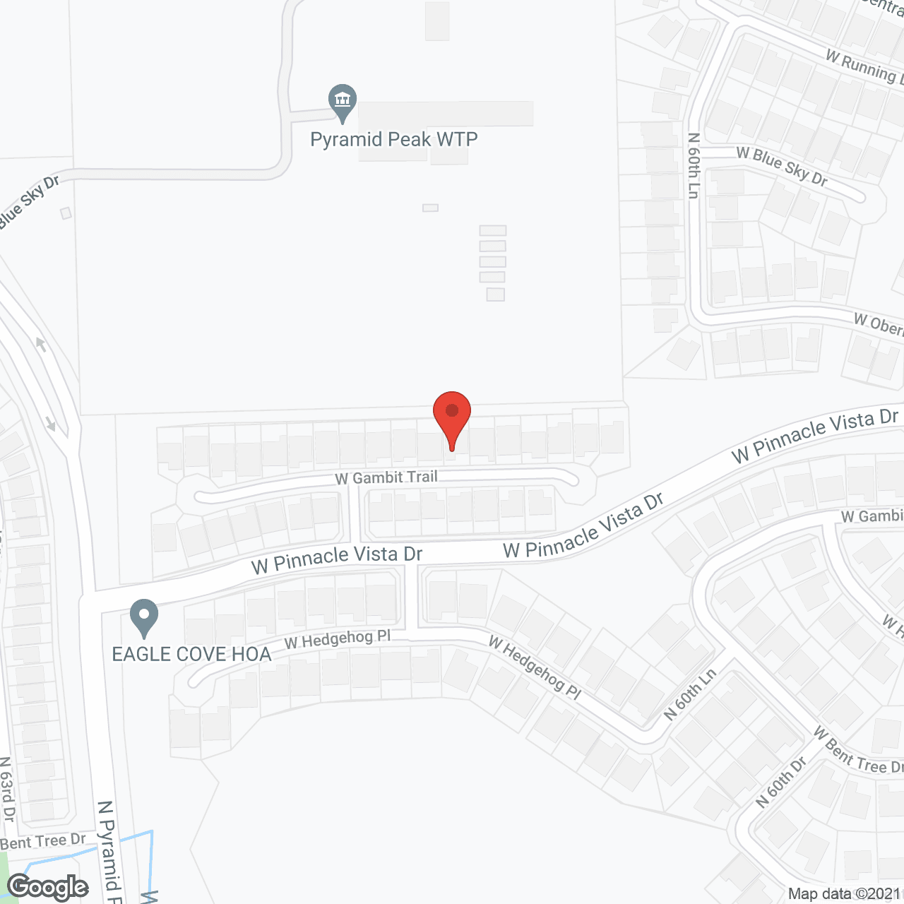 Map of the neighborhood around Iocam Assisted Living Home