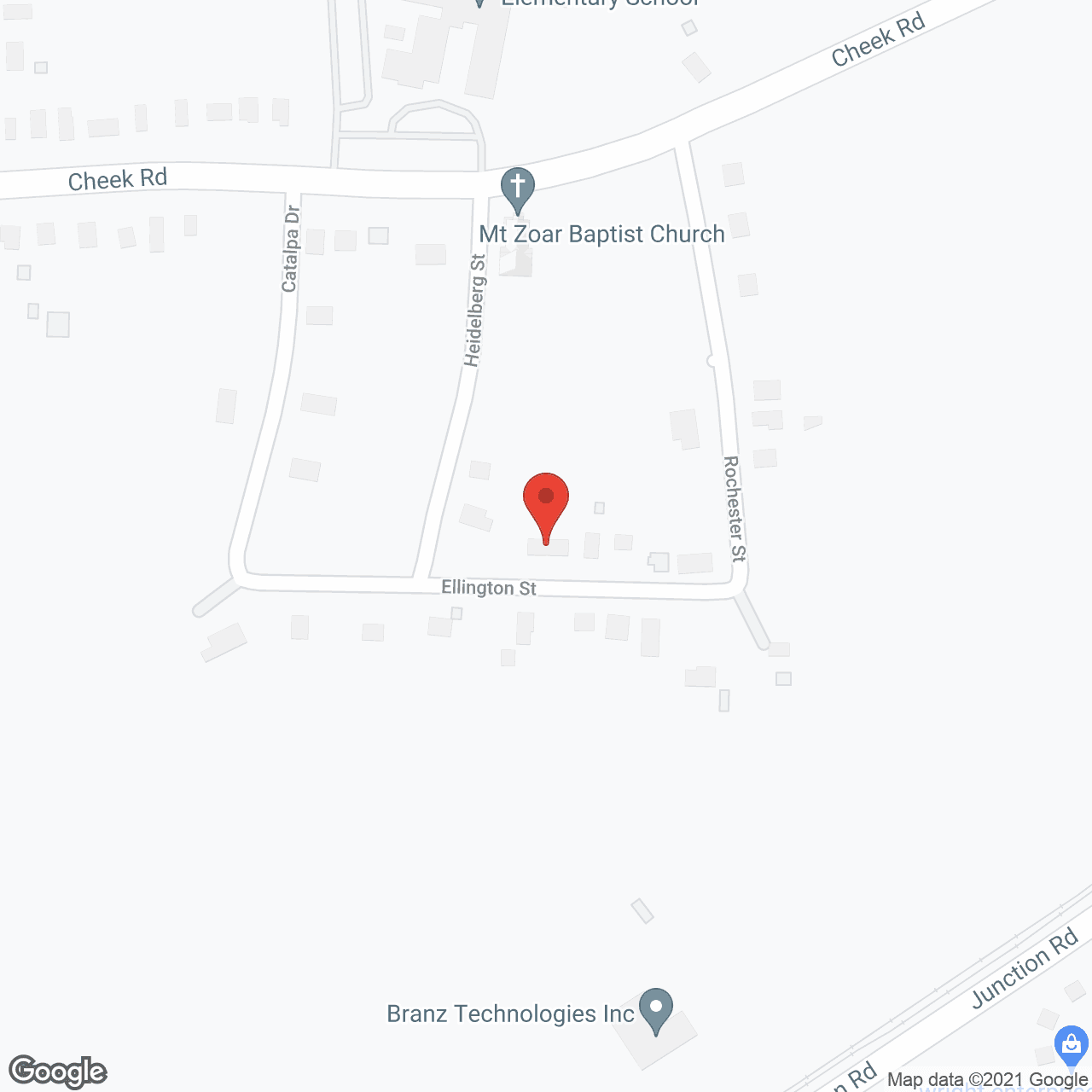 Map of the neighborhood around Tower of Blessing A Refuge To Seek