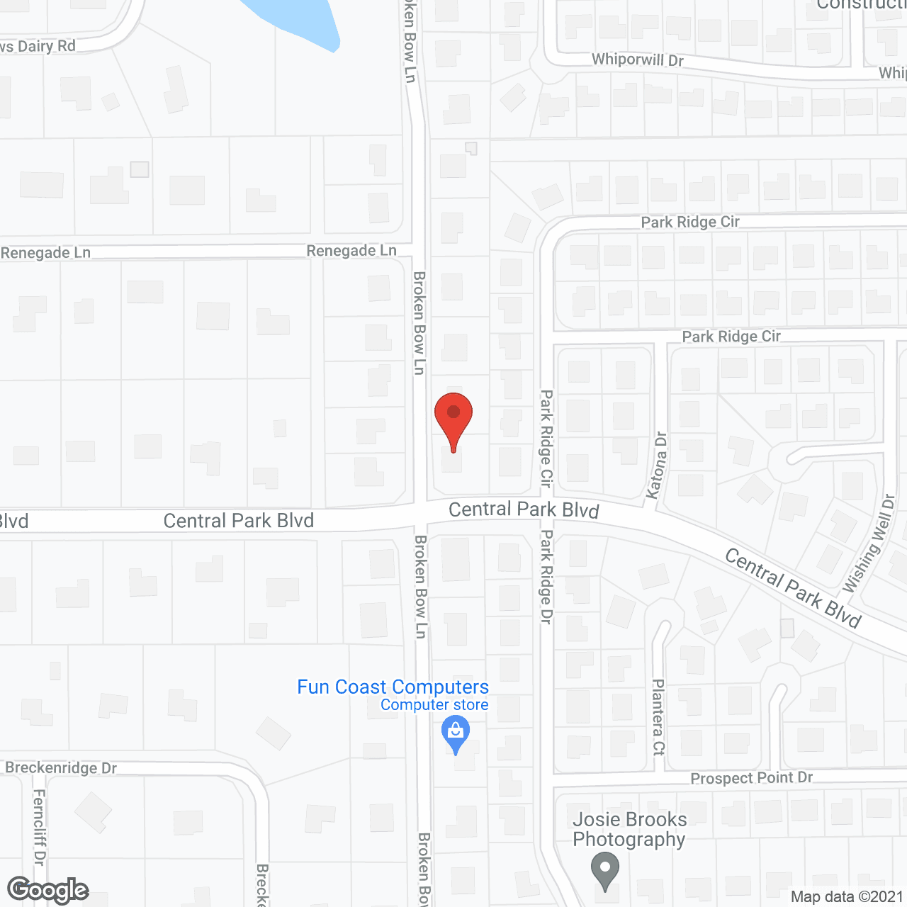 Map of the neighborhood around Spruce Creek Assisted Living Facility