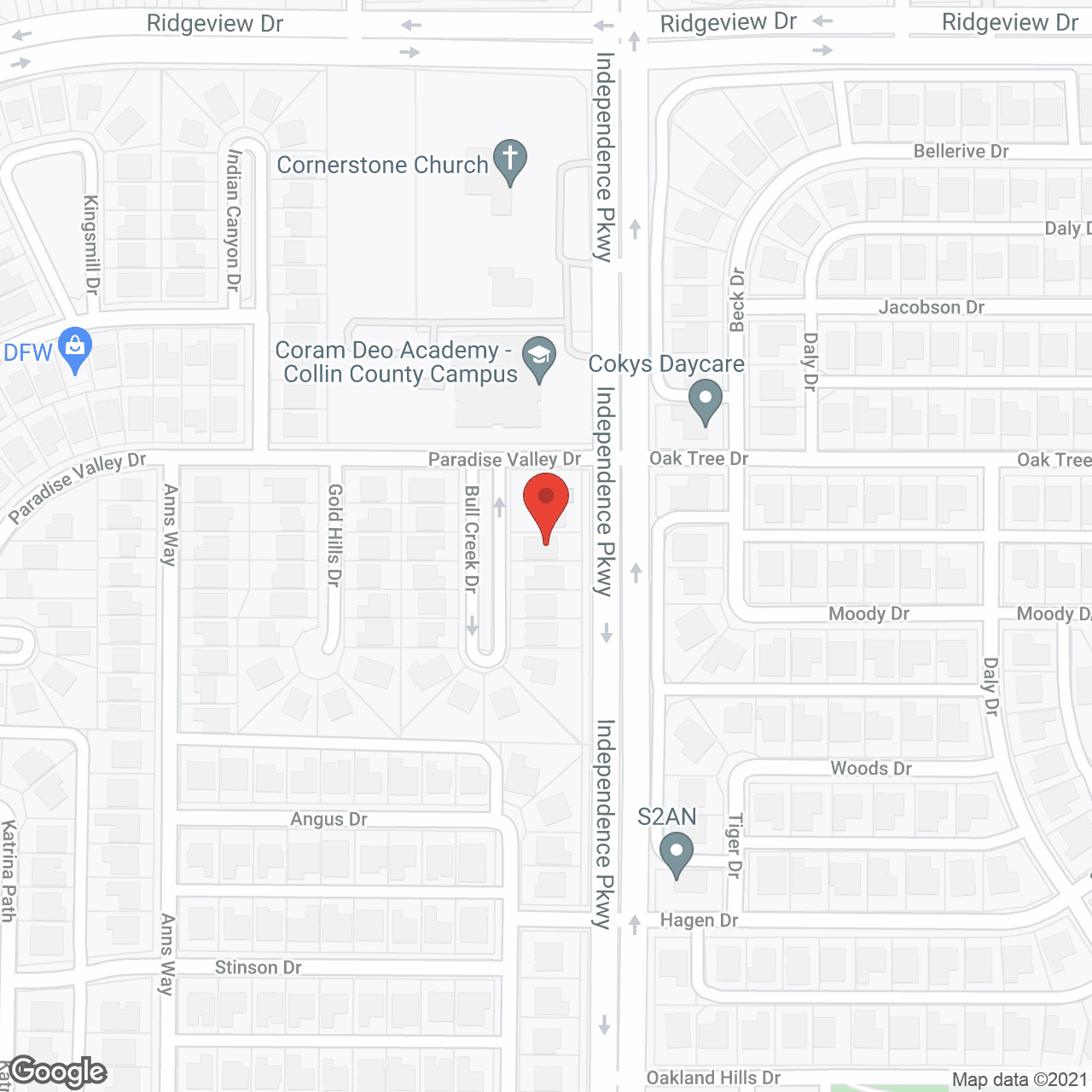 4 Seasons Senior Living Plano in google map