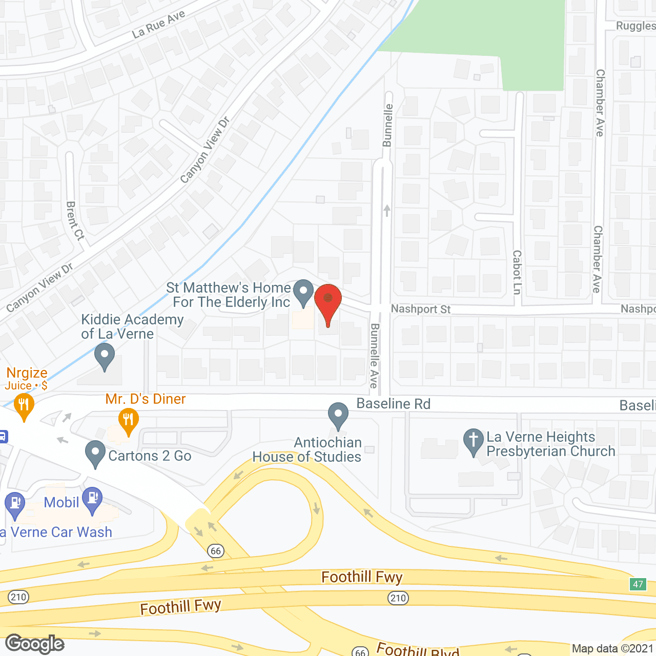 Map of the neighborhood around A Family Style Home