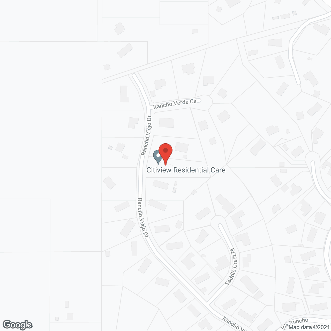 Map of the neighborhood around Citiview Residential Care