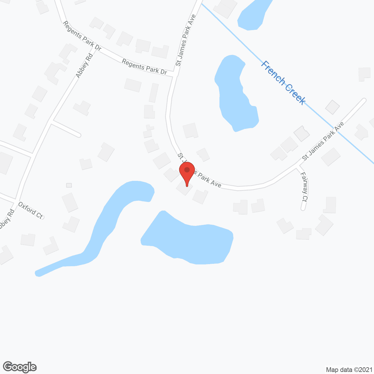 Map of the neighborhood around Falkirk Assisted Living of Monroe