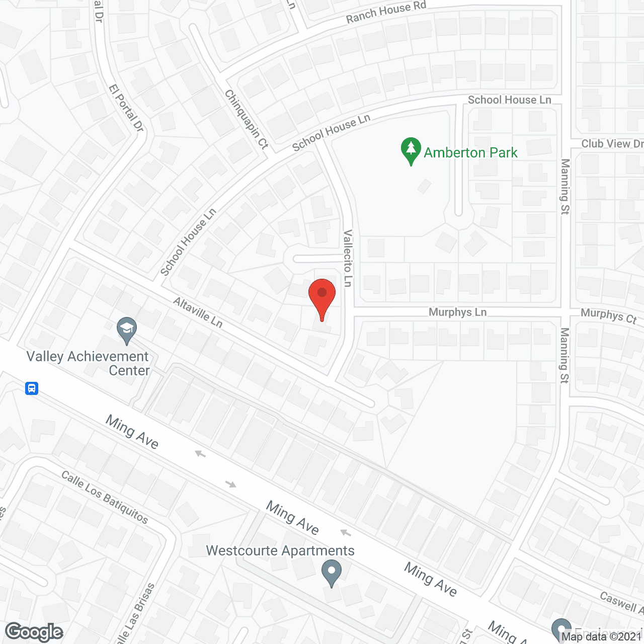 Map of the neighborhood around Tender Homes Assisted Living