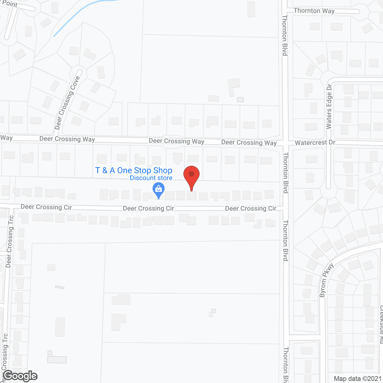 Map of the neighborhood around Gloriana Homecare Services