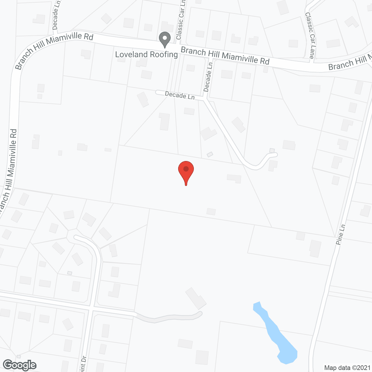Map of the neighborhood around Senior Home Choice 5
