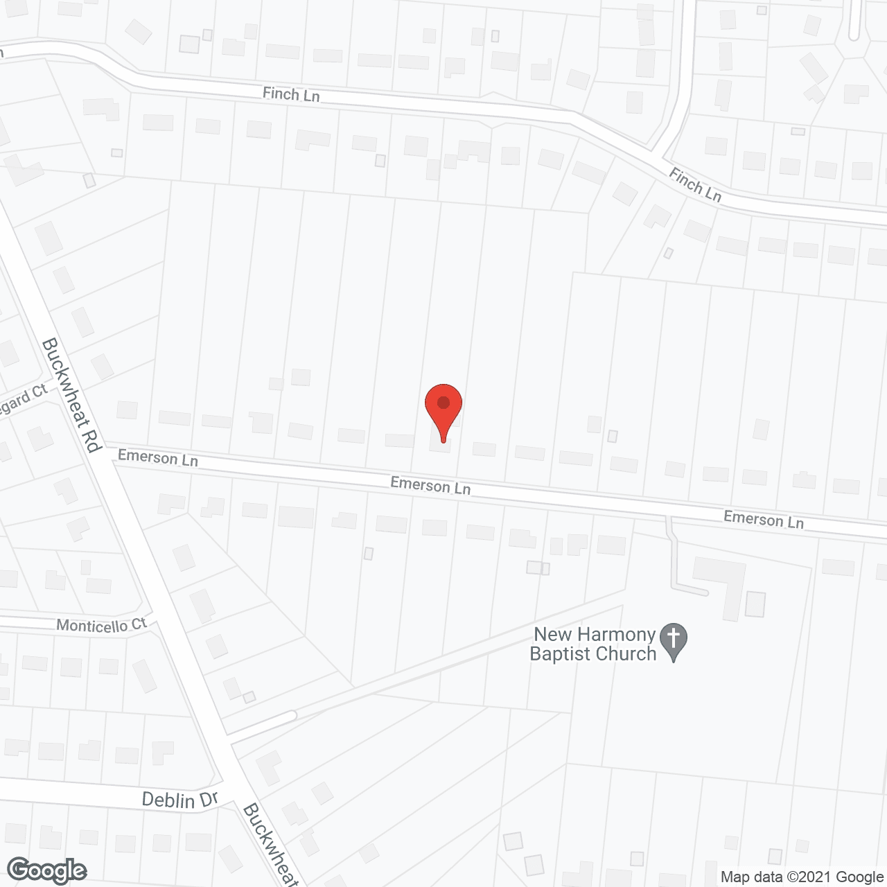 Map of the neighborhood around Senior Home Choice 4