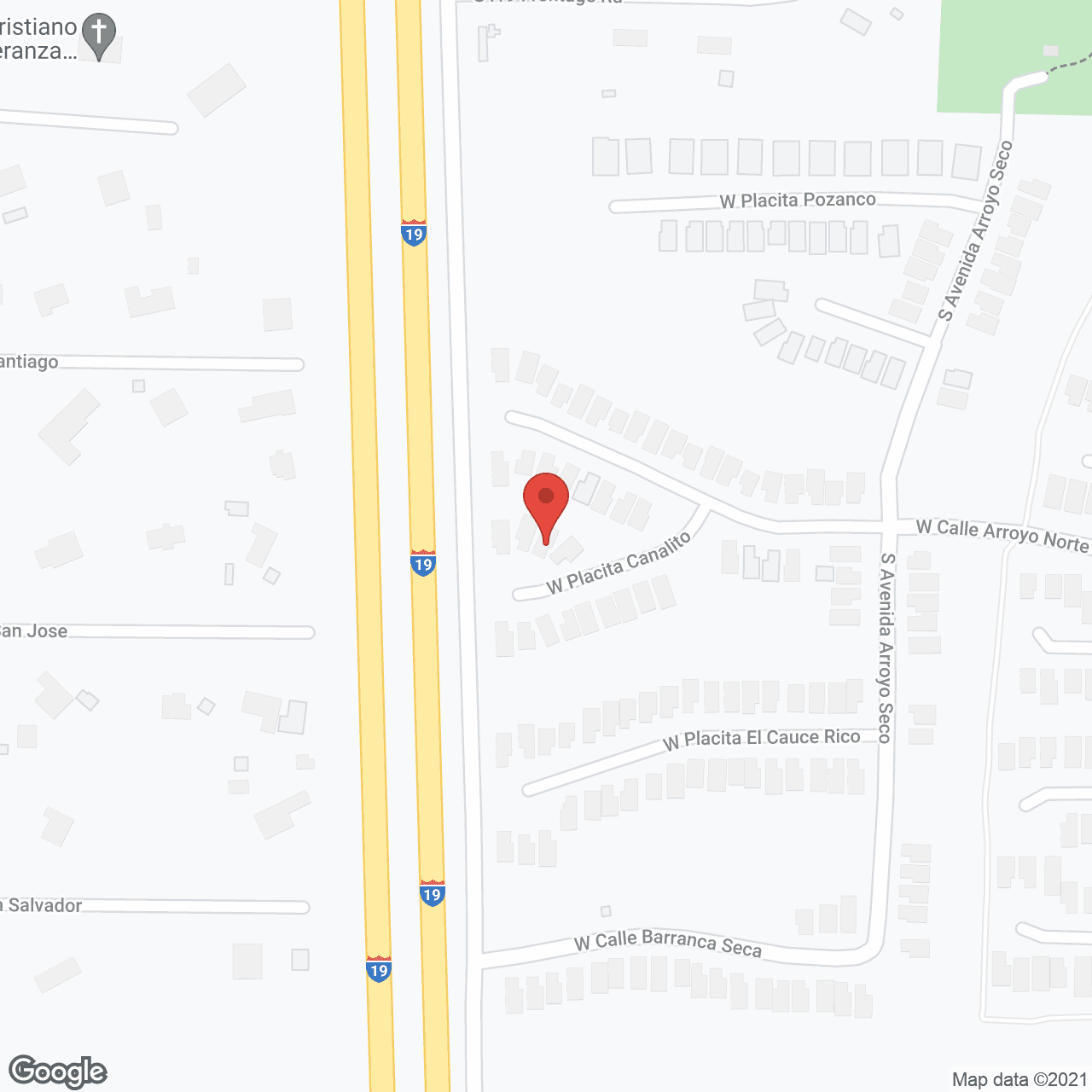 Map of the neighborhood around Christ and Candles Assisted Living Home