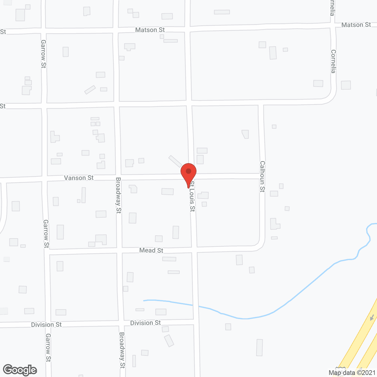 Map of the neighborhood around Ashbury Heights of Chillicothe
