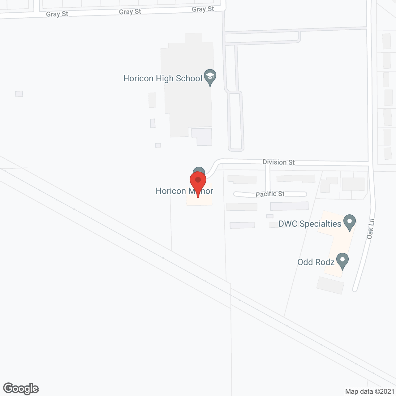 Map of the neighborhood around Marvin's Manor LLC