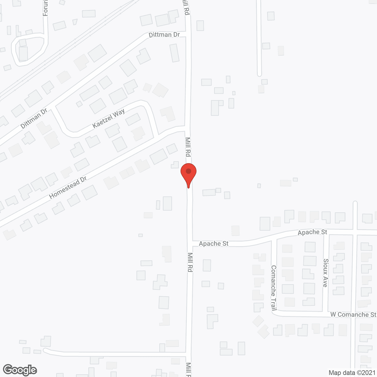 Map of the neighborhood around Bonanza, LLC