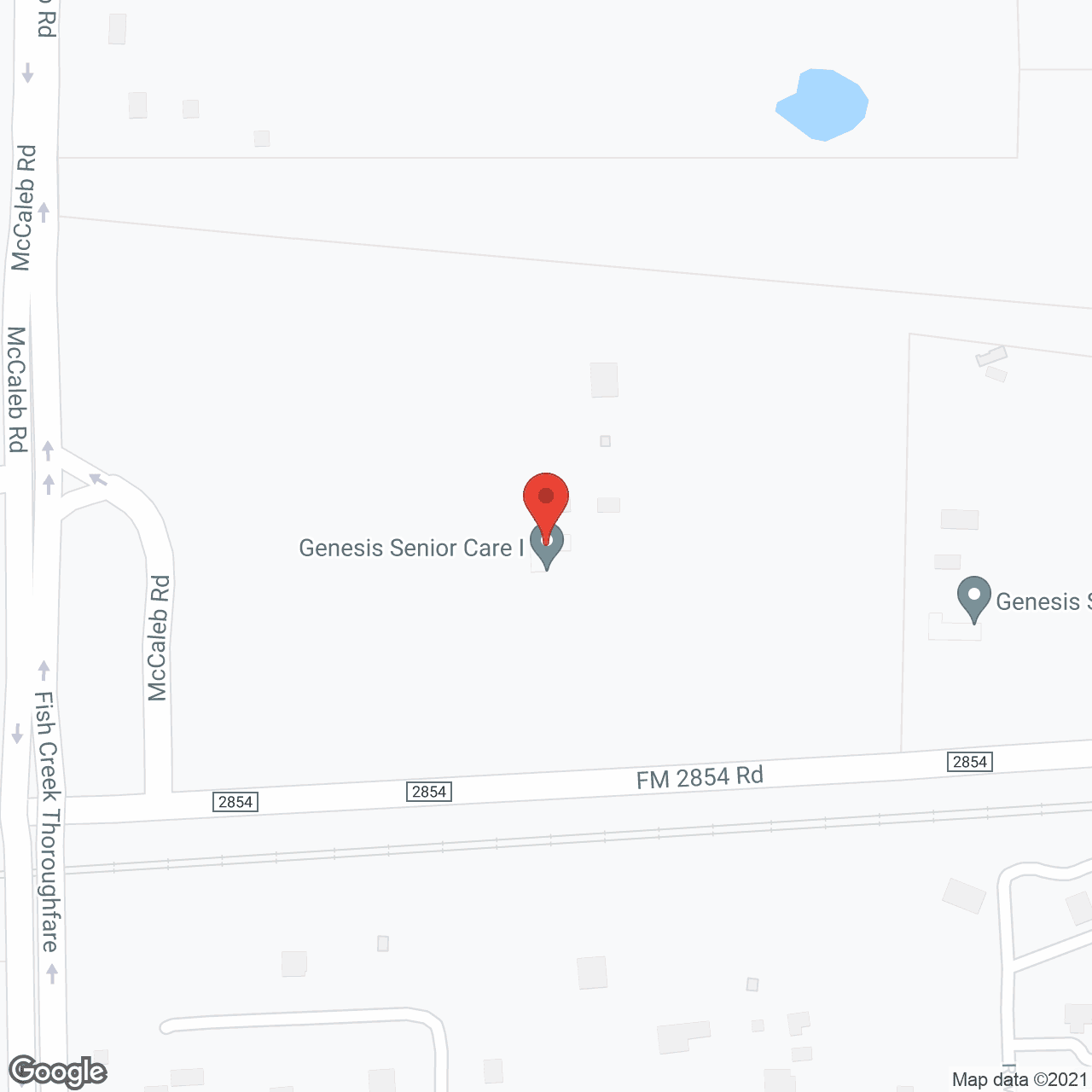 Map of the neighborhood around Genesis Senior Care Inc