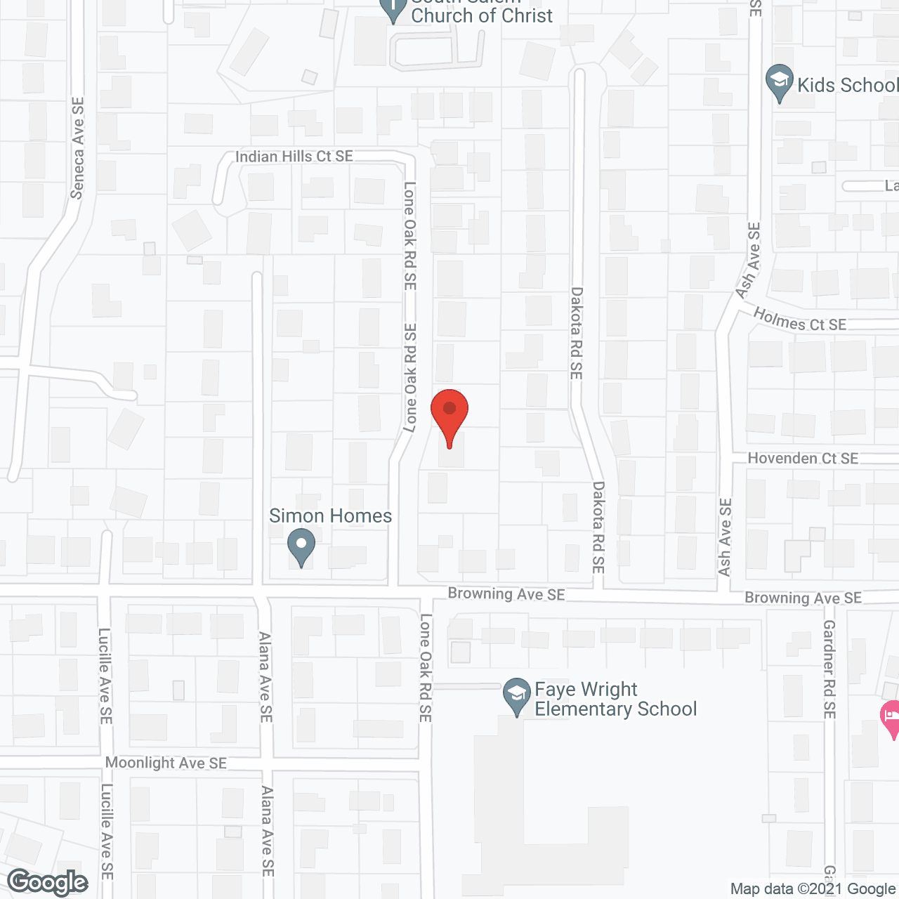 Map of the neighborhood around A Place Like Home AFH #2