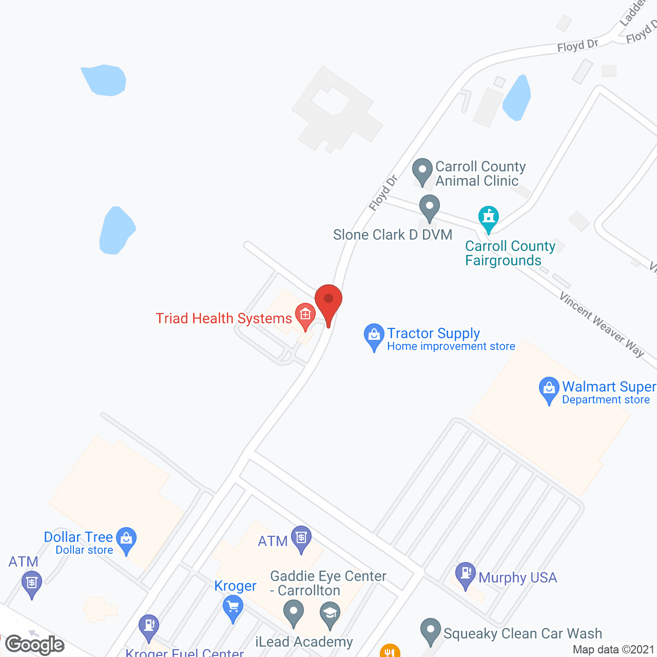 Map of the neighborhood around Fairview Place Senior Living Community
