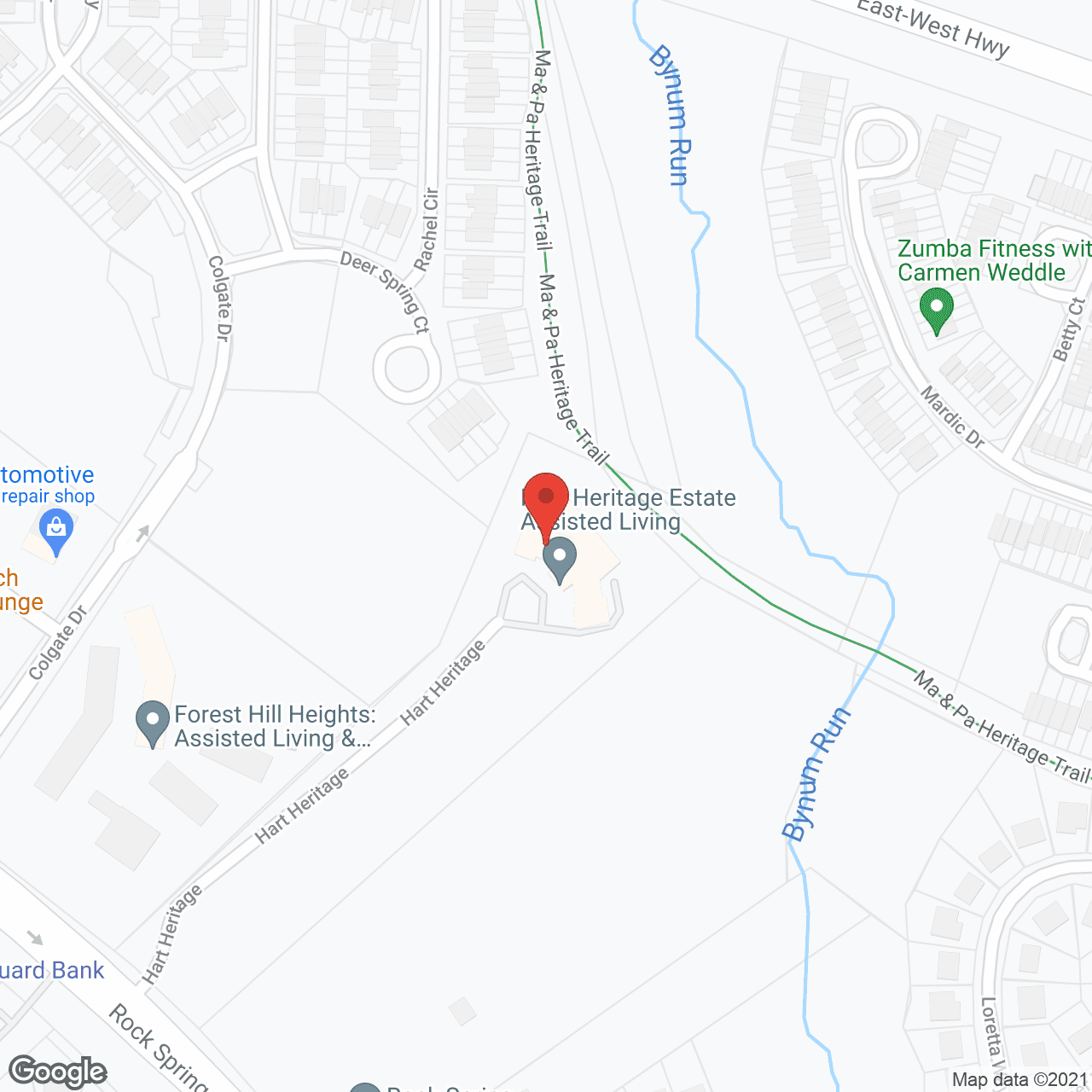 Hart Heritage Estates Assisted Living of Forest Hill in google map