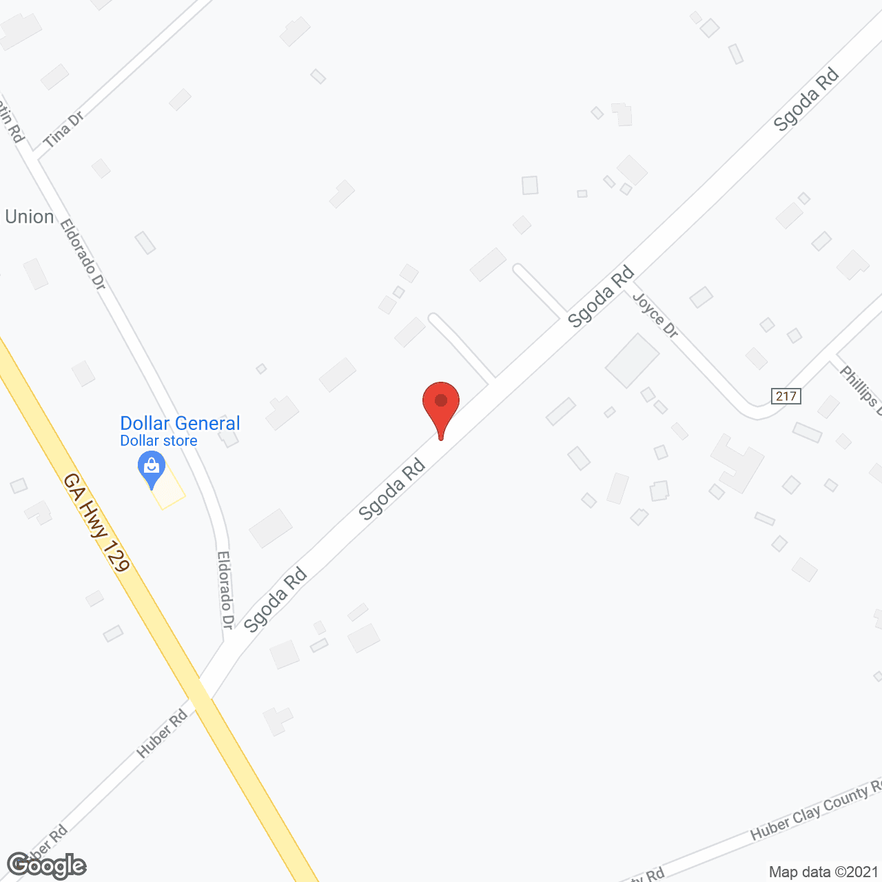 Map of the neighborhood around Agape Personal Care Home