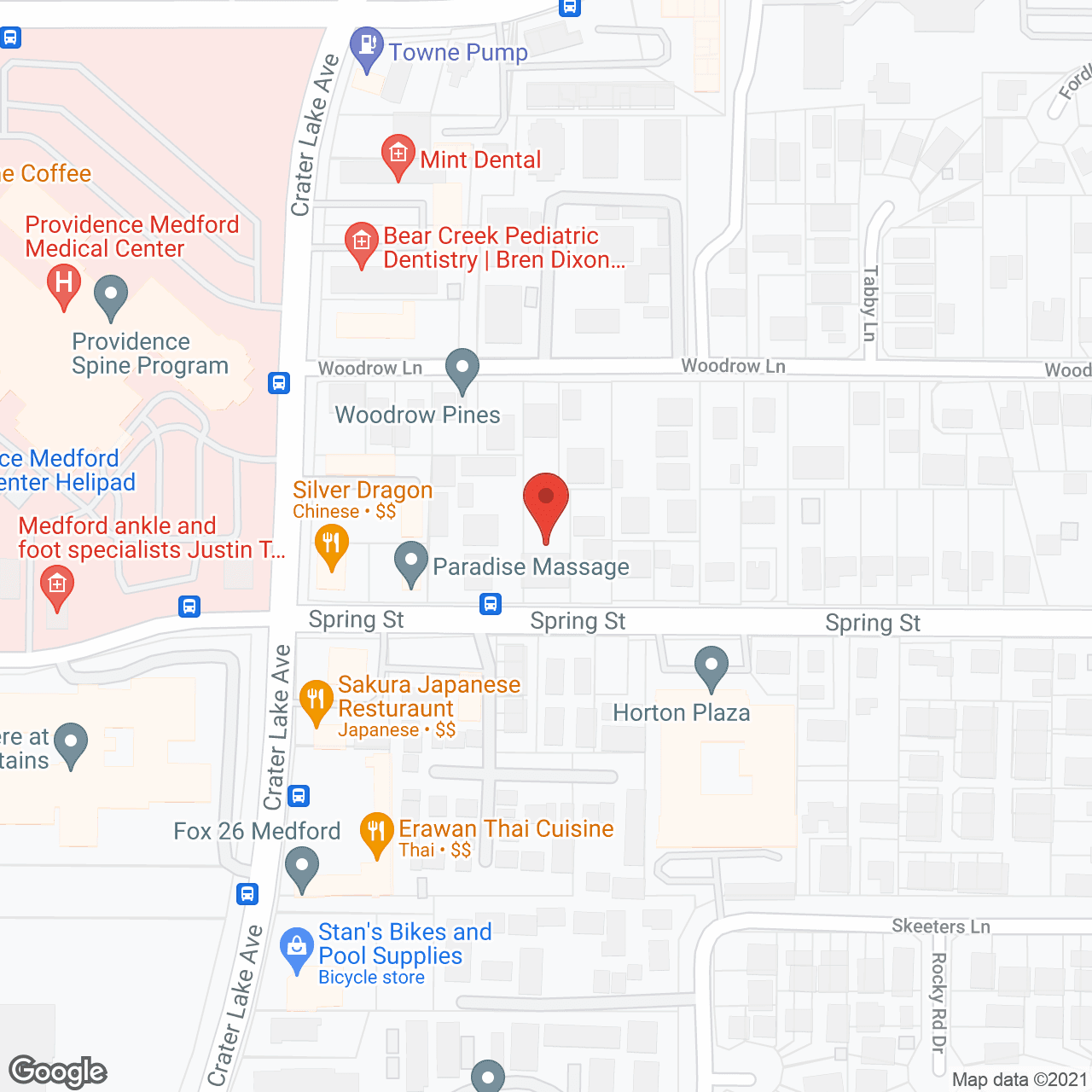 Map of the neighborhood around Judy's Senior Foster Care