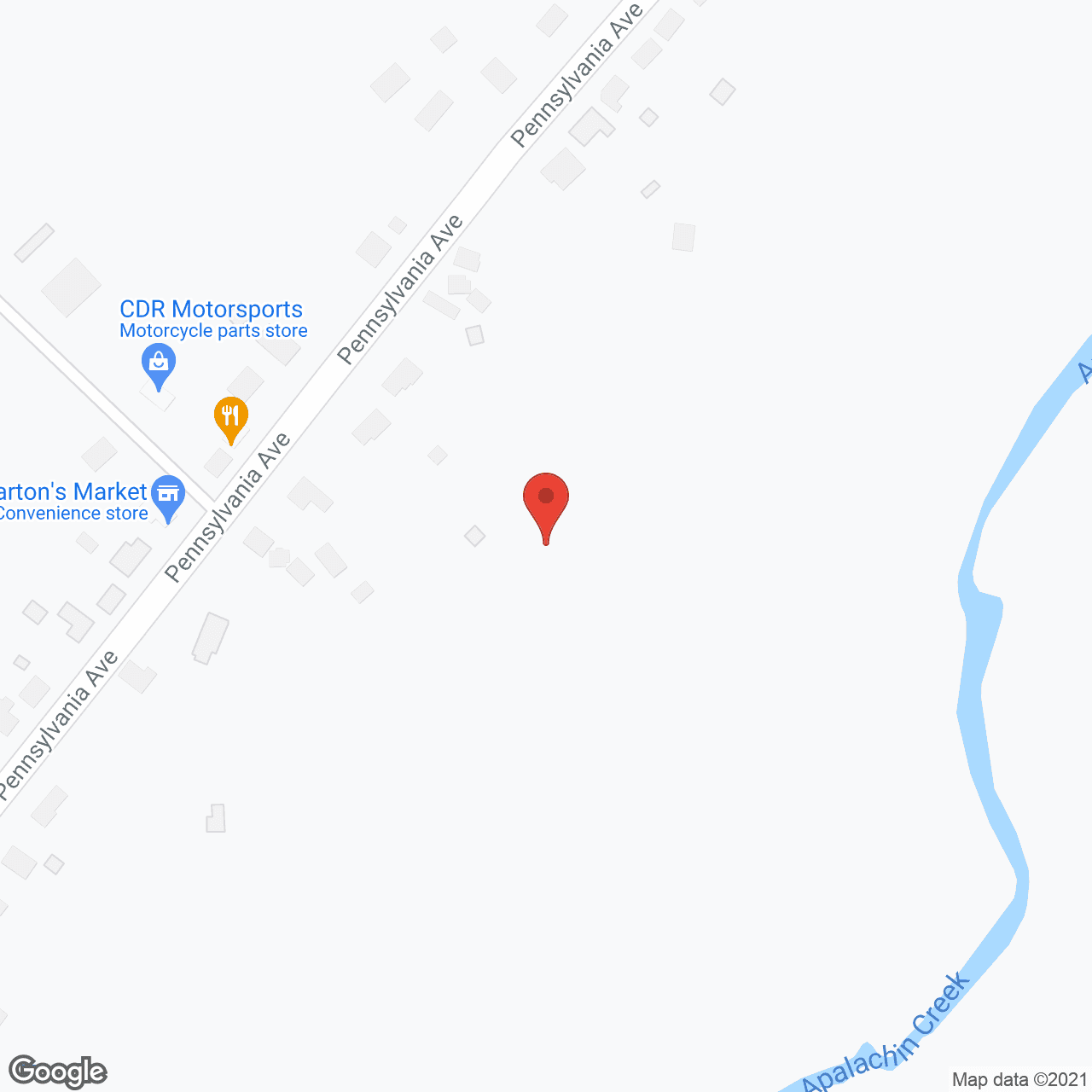 Map of the neighborhood around Prentice Homestead