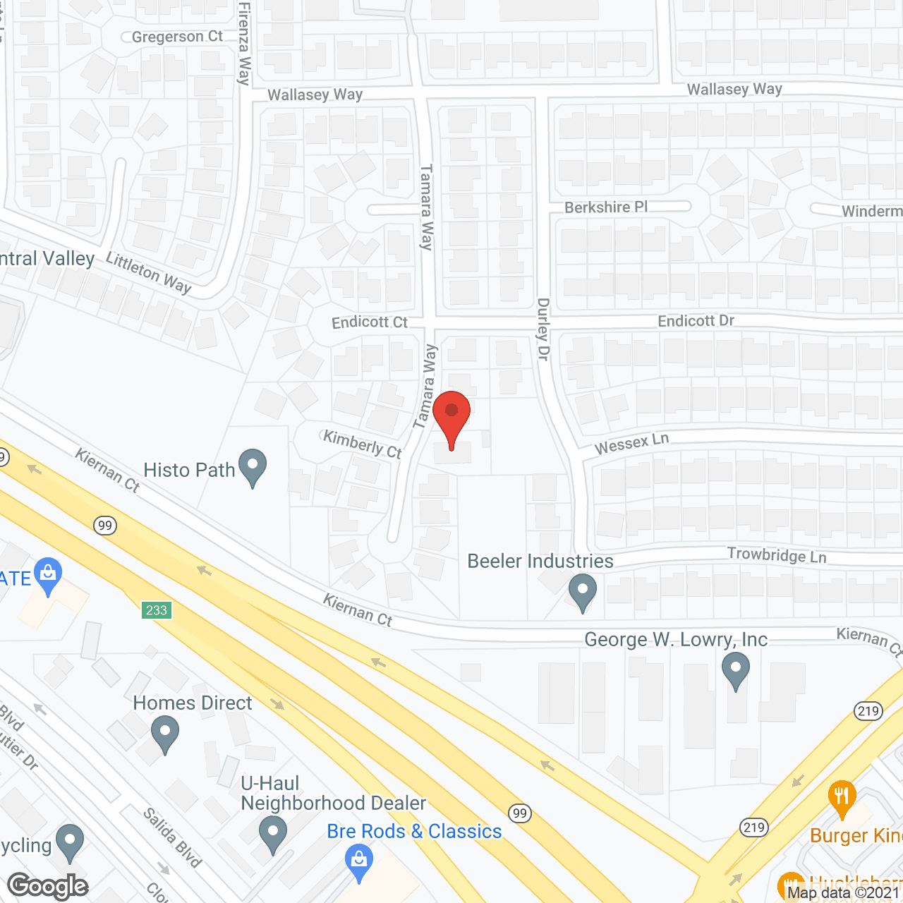 Map of the neighborhood around Tamara Guest Home