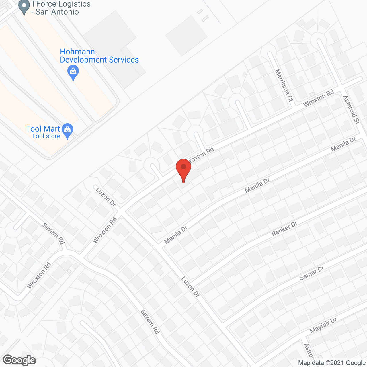 Map of the neighborhood around Robert Jackson Home for Better Living