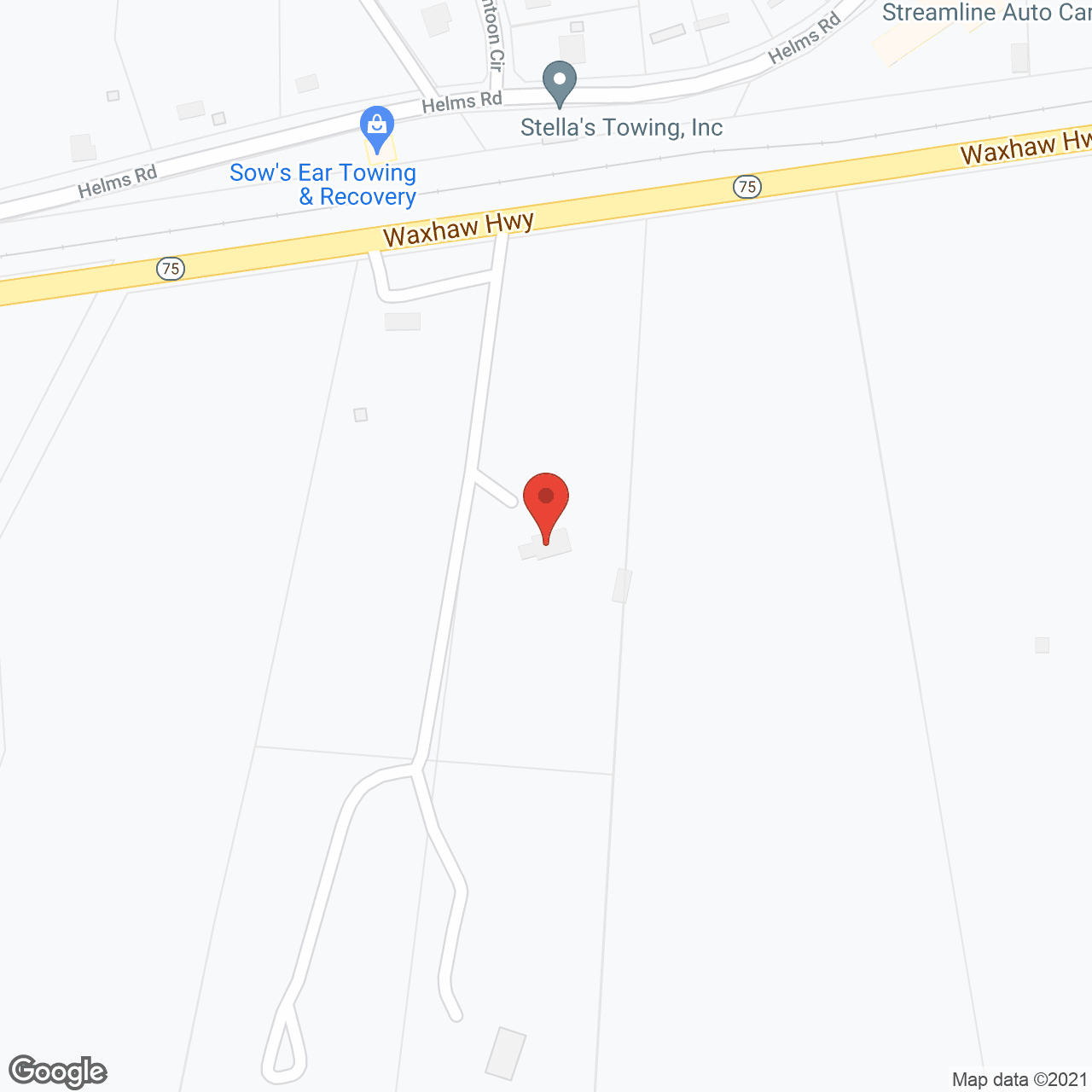 Map of the neighborhood around Liberty Family Care Home