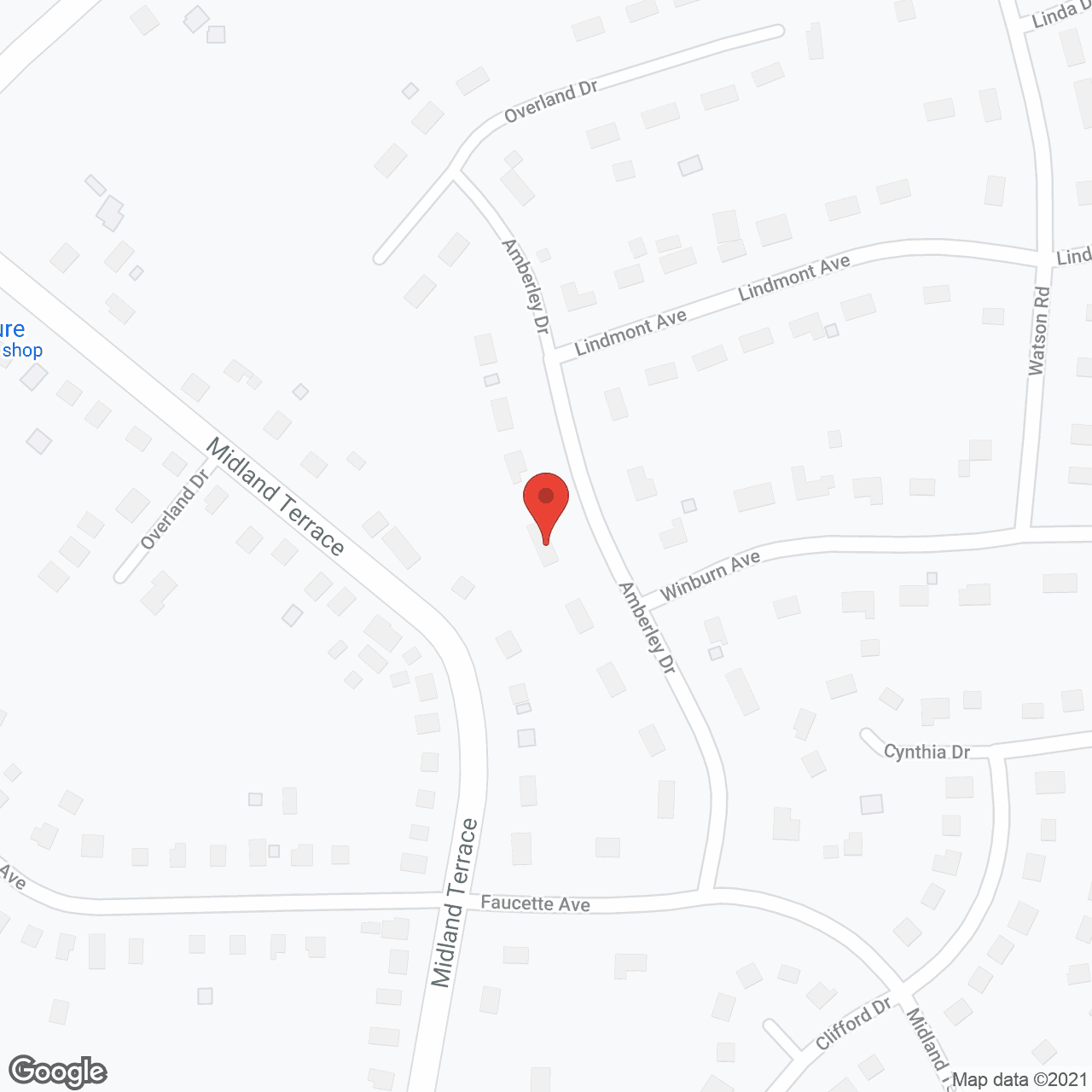 Map of the neighborhood around Judah Family Care Home