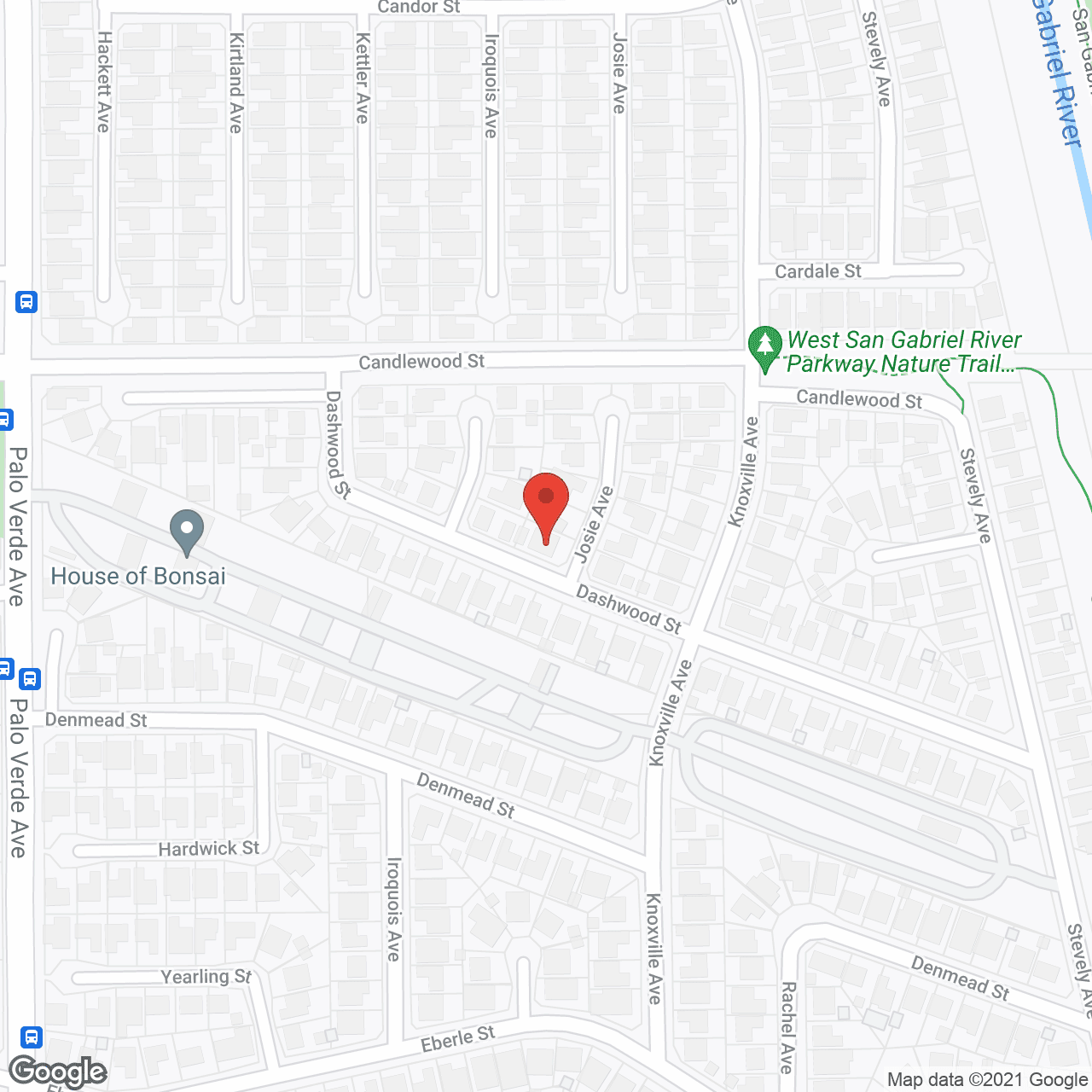 Map of the neighborhood around Rise N' Shine Villa II