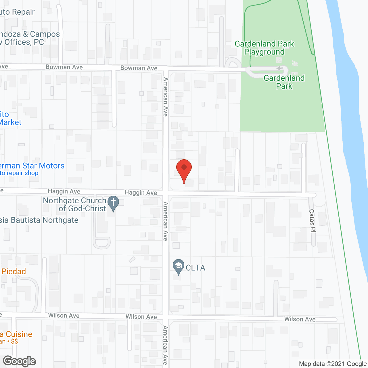 Map of the neighborhood around A New Hope