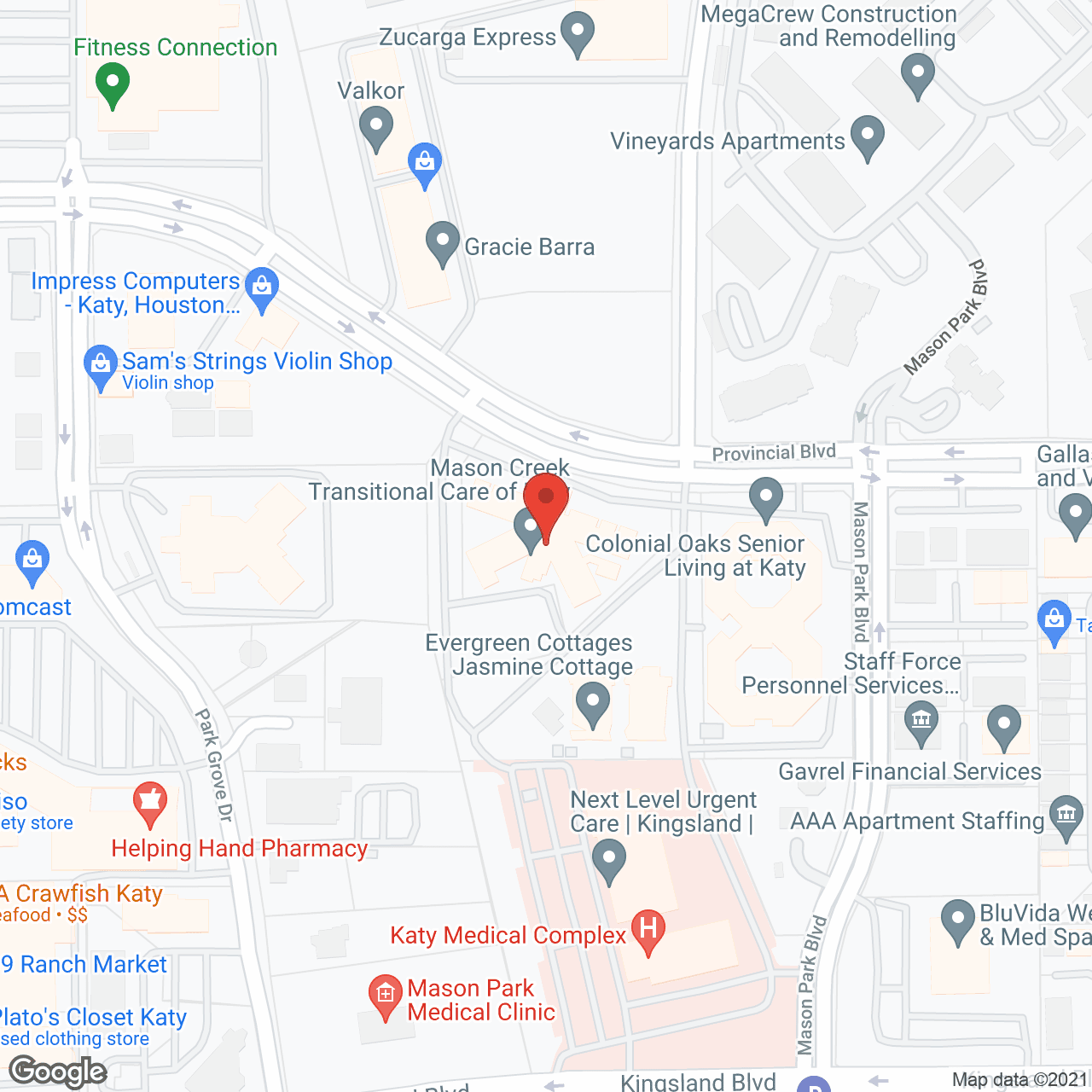 Map of the neighborhood around Kissito Post Acte Cane Island