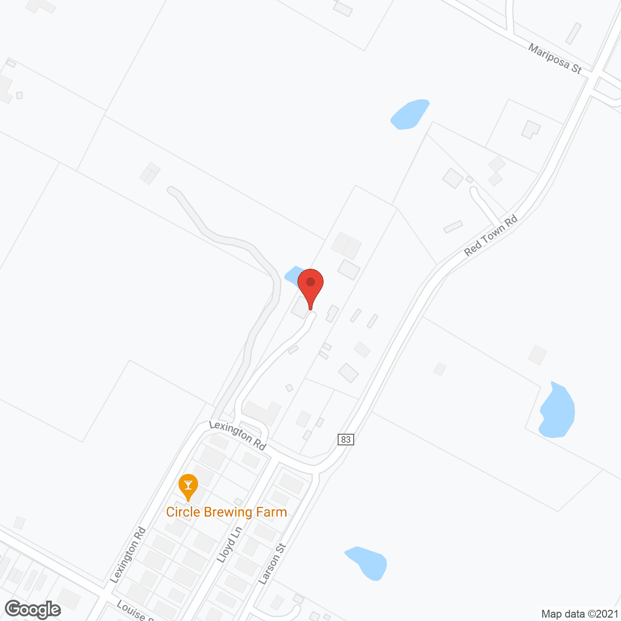 Map of the neighborhood around Silver Creek Assisted Living Elgin