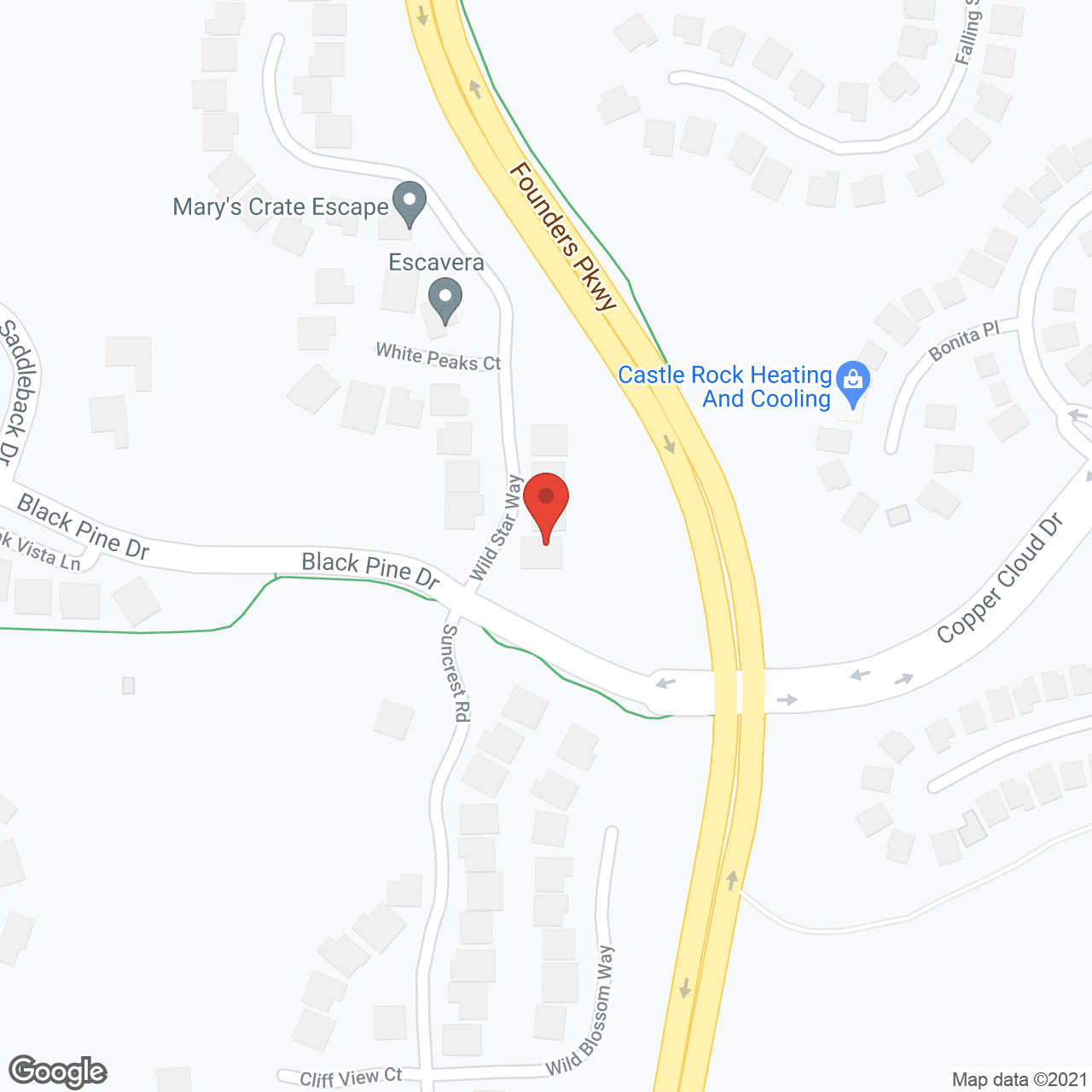 Map of the neighborhood around Ara At The Woodlands