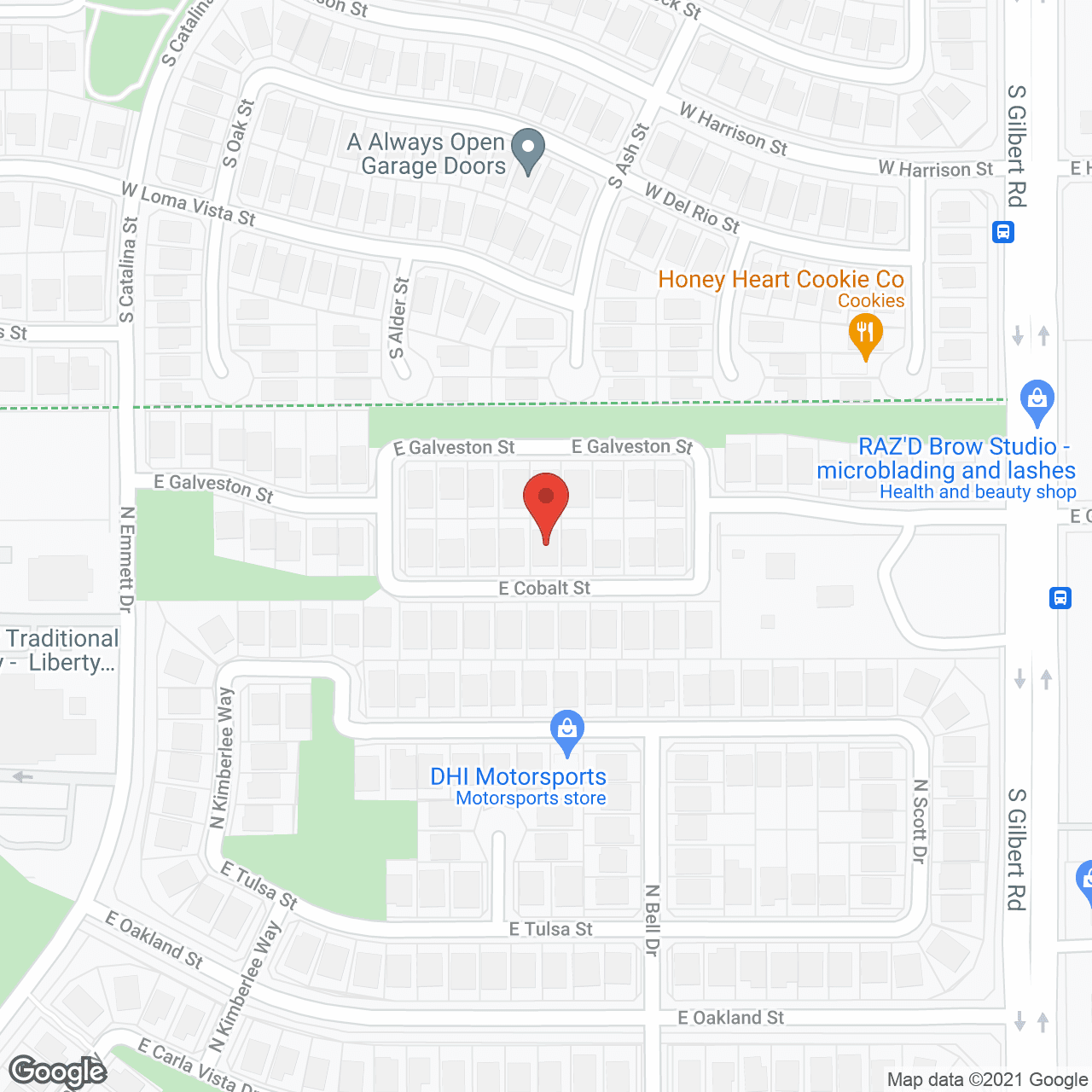 Map of the neighborhood around Castle Canyon Assisted Living II