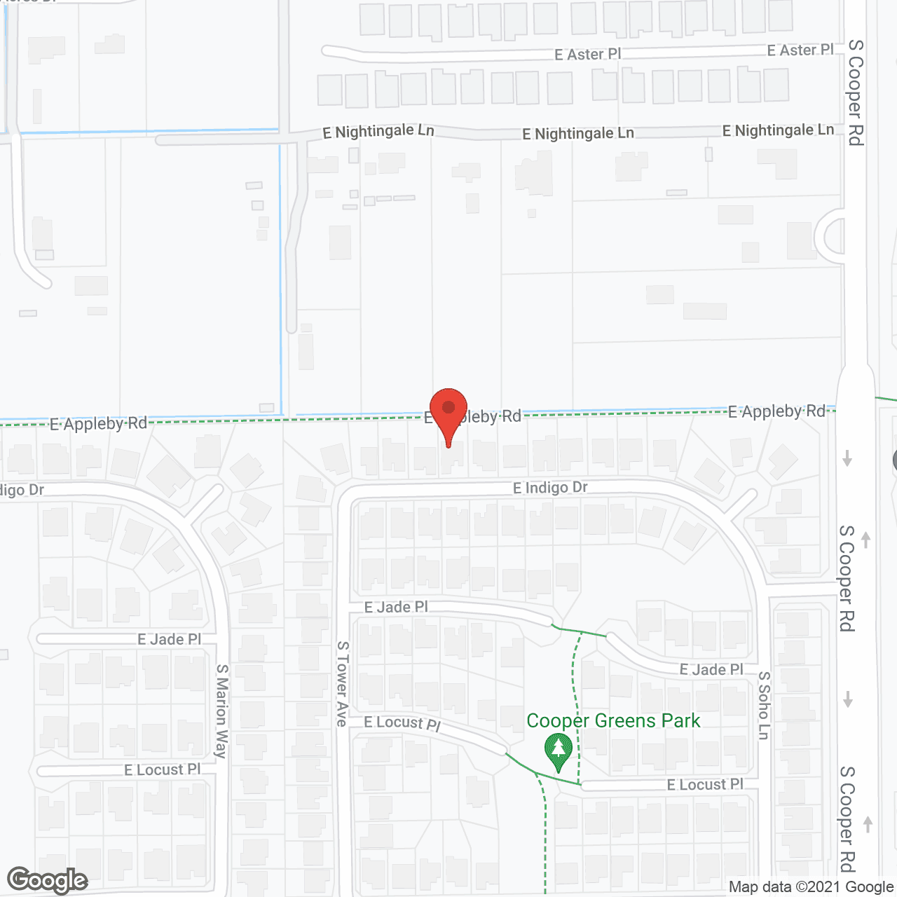Map of the neighborhood around Bella Vita Assisted Living