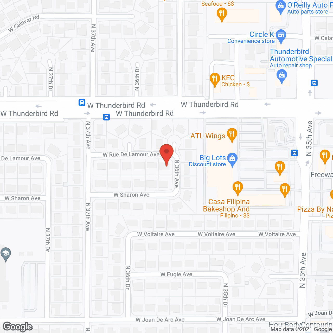 Map of the neighborhood around A Divine Love Home Care
