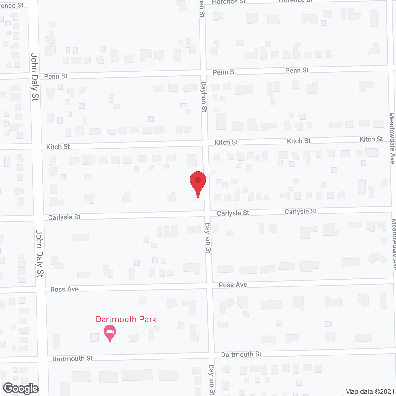 Map of the neighborhood around Earby Home