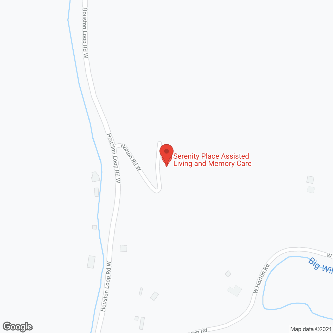 Map of the neighborhood around Serenity Place Assisted Living