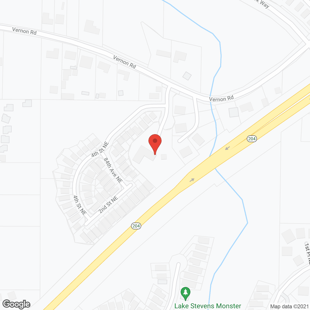 Map of the neighborhood around Angelina Care Home