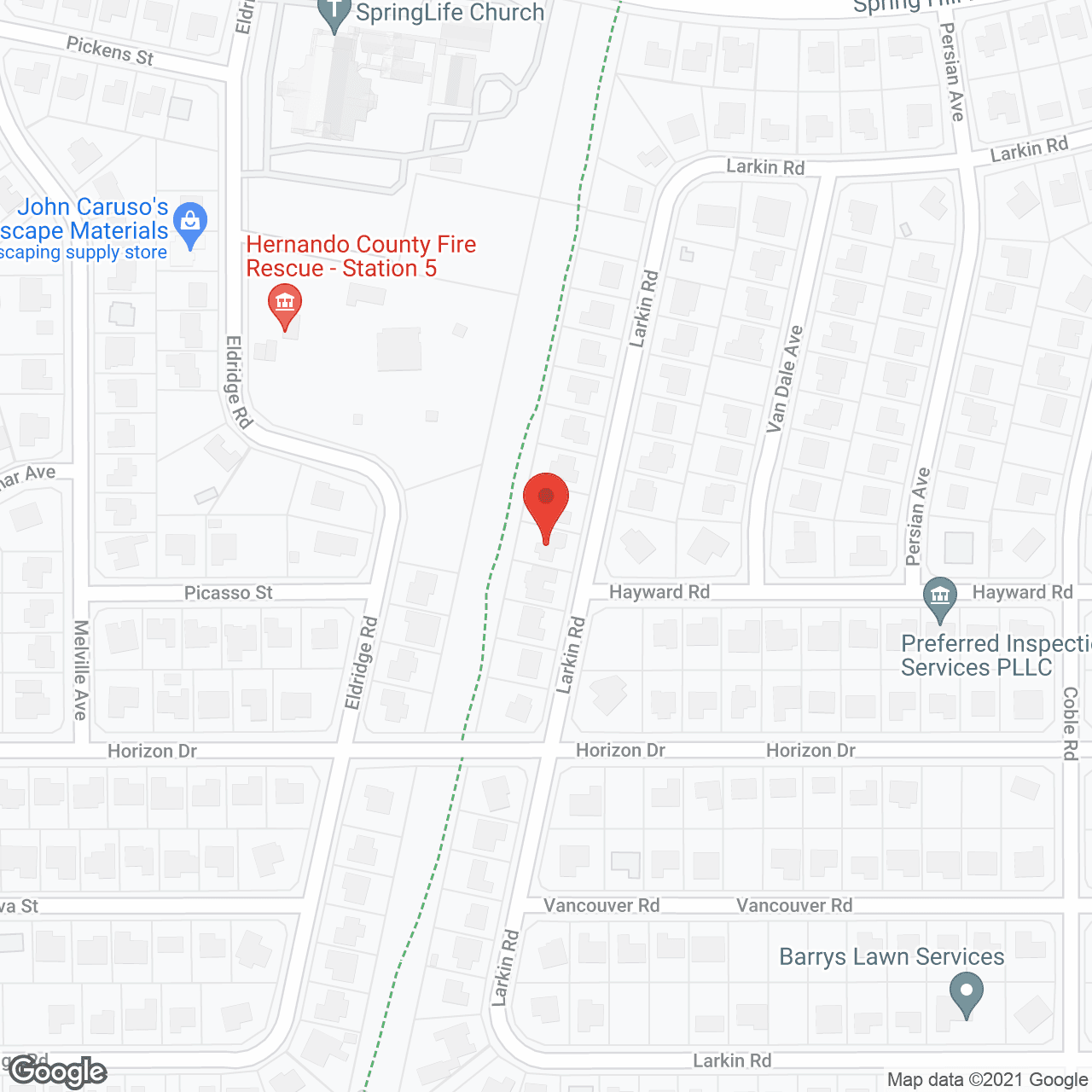 Map of the neighborhood around The Isidora Assisted Living Facility