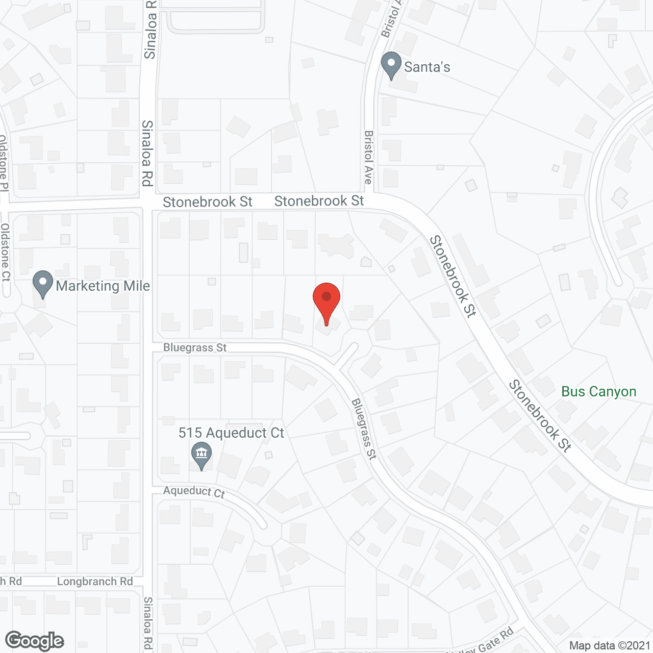 Map of the neighborhood around Stella Cares