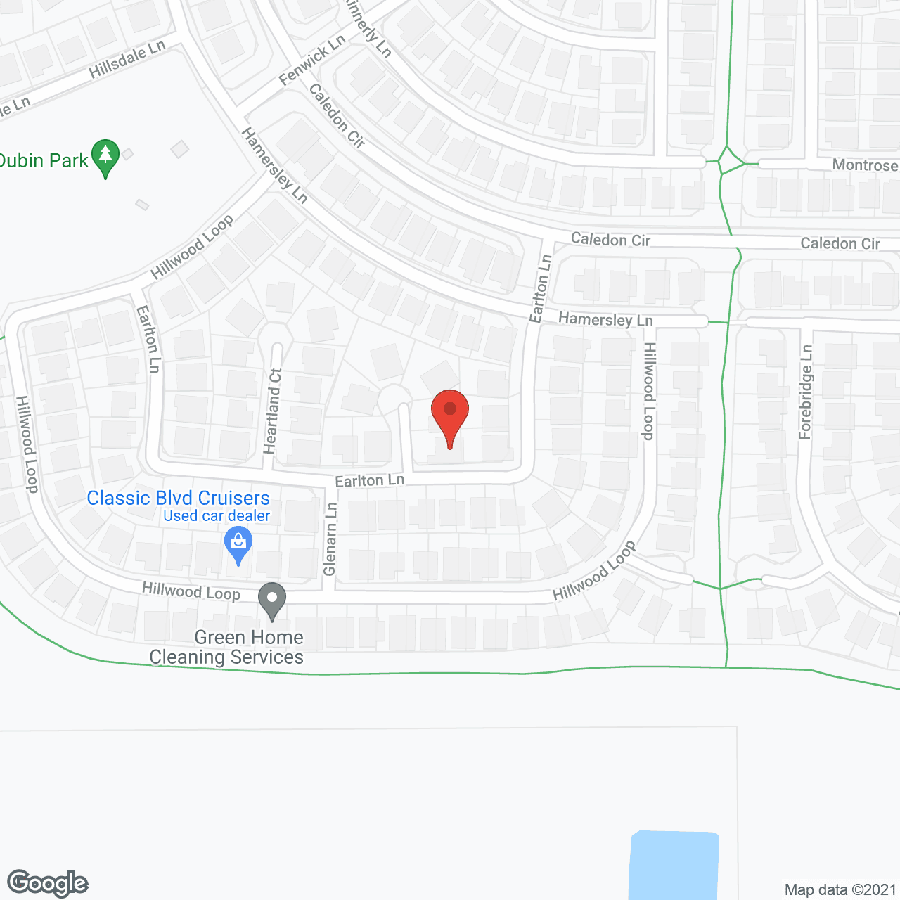 Map of the neighborhood around Sunshine Senior Care