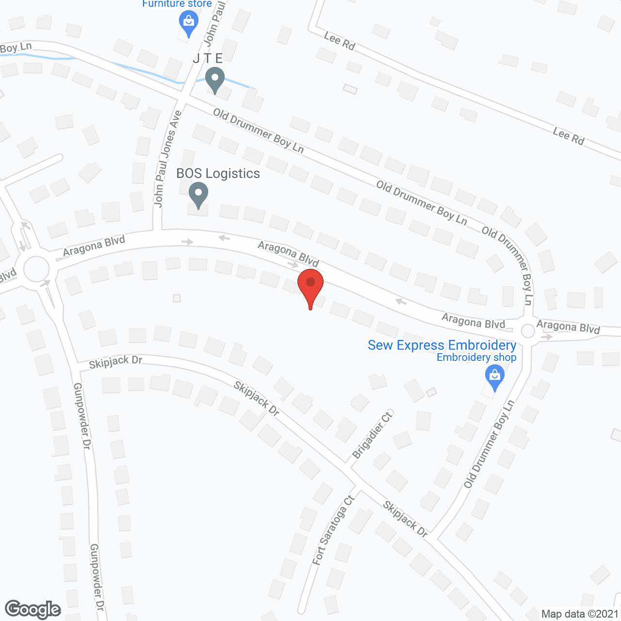 Map of the neighborhood around Caring Outreach for Seniors