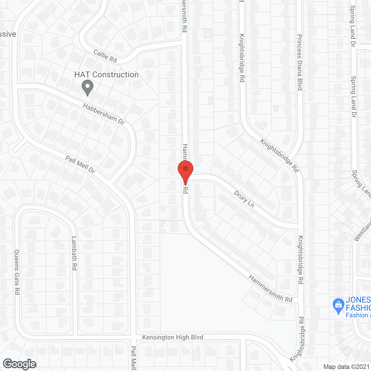 Map of the neighborhood around Ionie's Assisted Living II