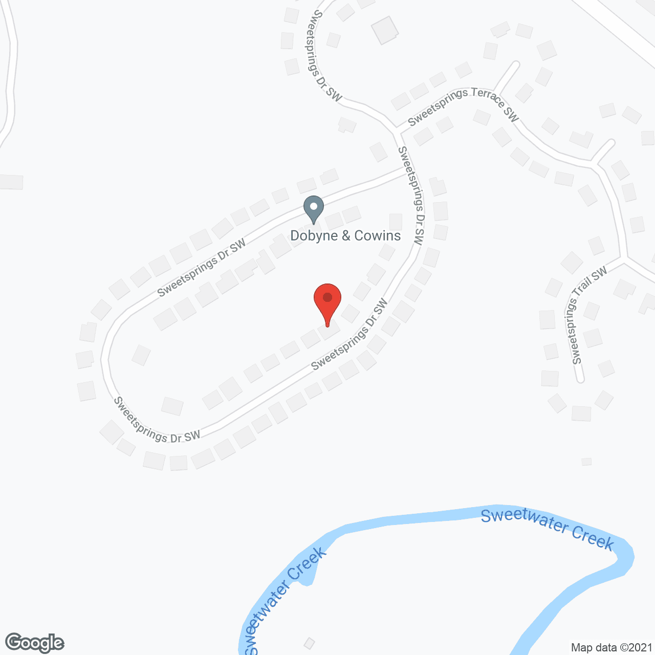 Map of the neighborhood around Changing Lives Today #2