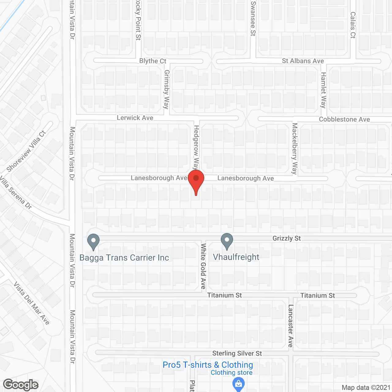 Map of the neighborhood around Divine Mercy Home Care