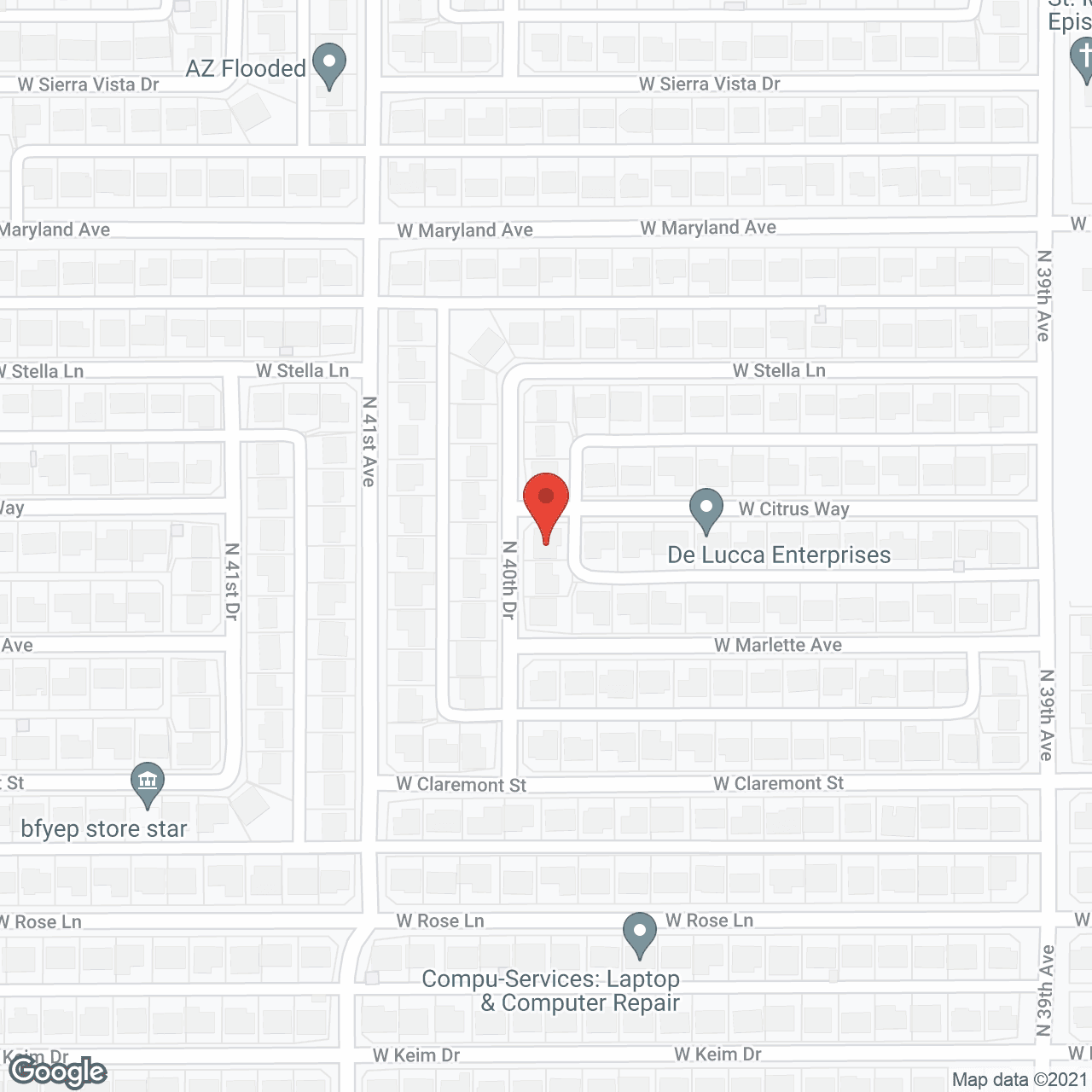 Map of the neighborhood around Gifted Hands Assisted Living, LLC