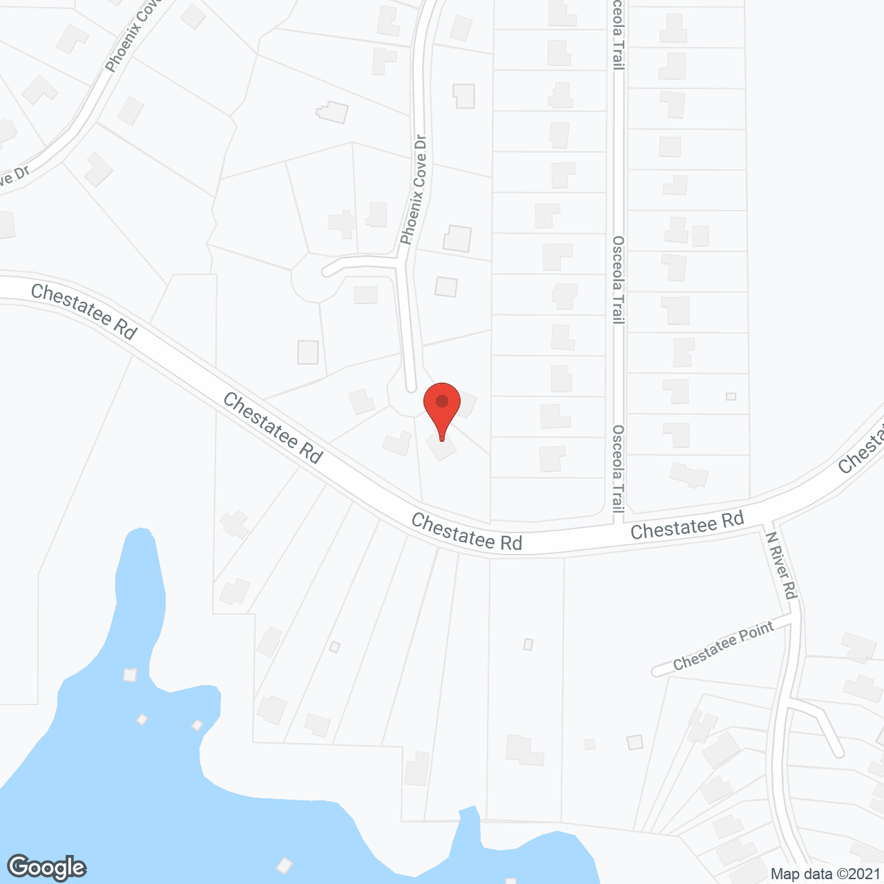 Map of the neighborhood around Phoenix Cove Personal Care Home