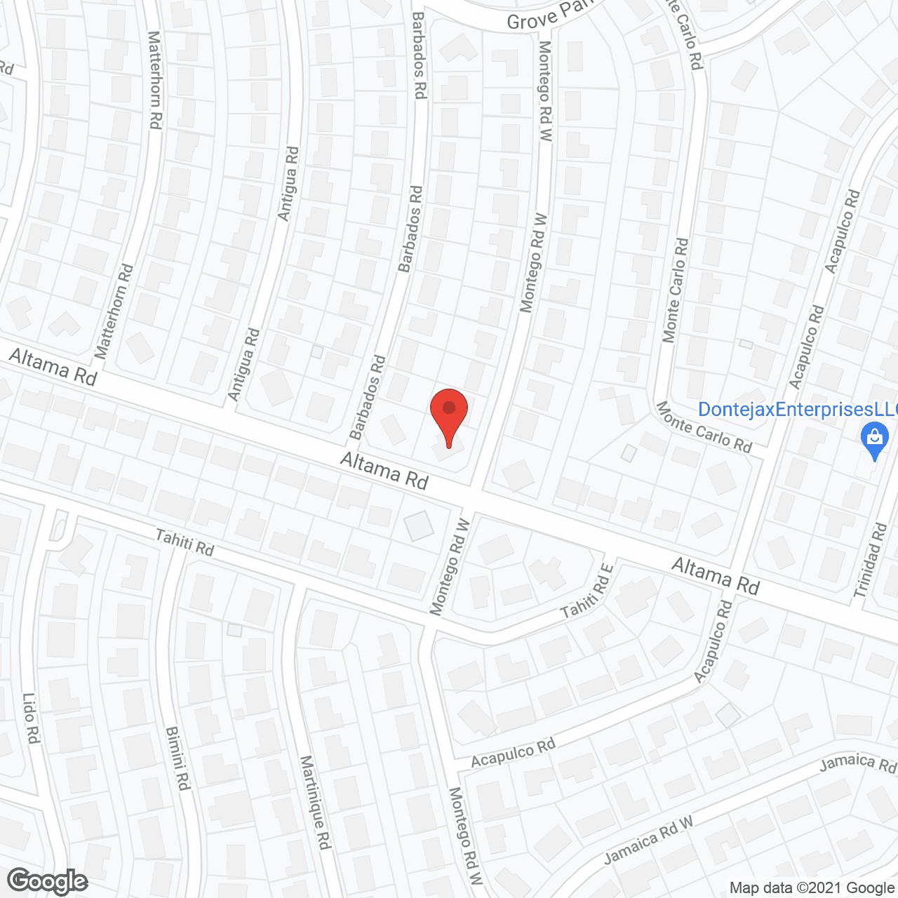 Map of the neighborhood around Home Sid-Del AFCH