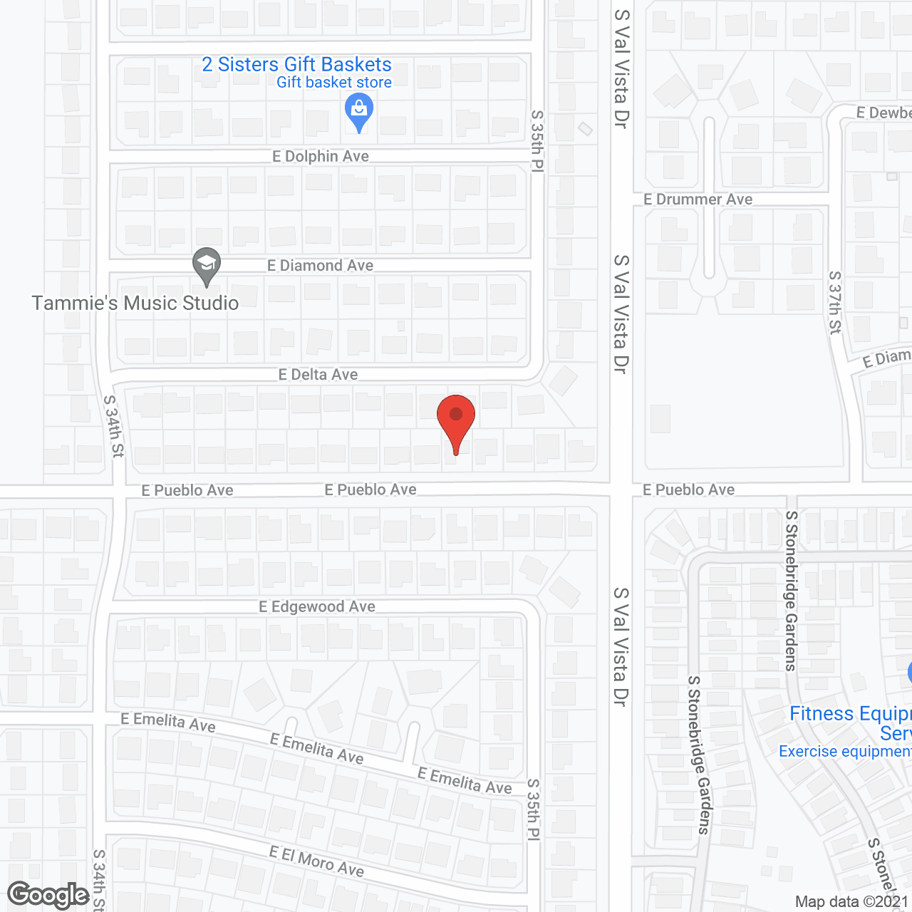 Map of the neighborhood around Leisure Living Cottages